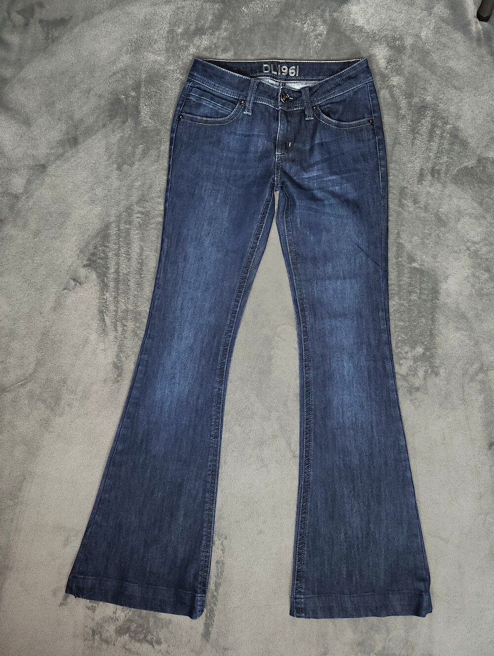 DL1961 Joy Women's Dark Indigo Flare Jeans